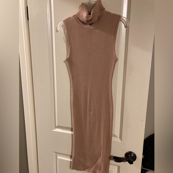 SOLD Knit Turtleneck Dress Size S - Picture 3 of 3